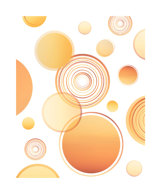 Circles Sunset  (8x10)