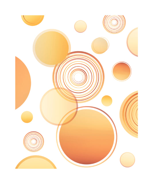 Circles Sunset  (8x10)