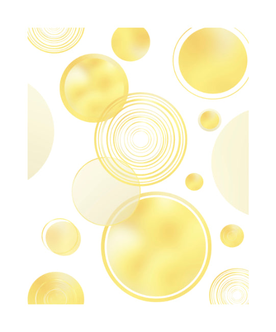 Circles Wattle (8x10)